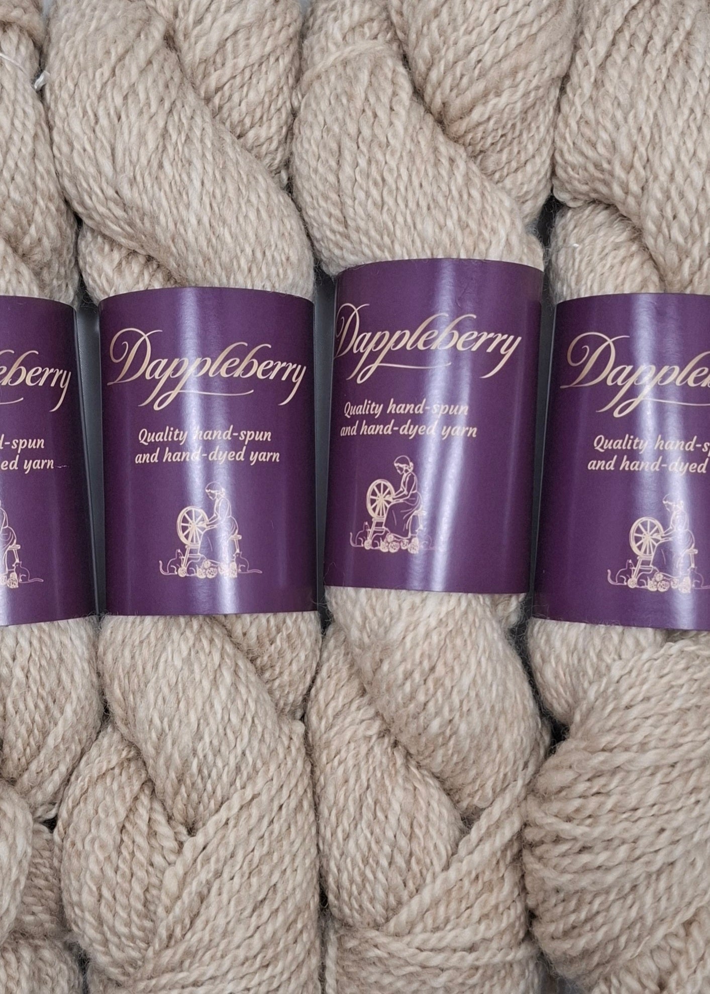 HANDSPUN UNDYED YARNS