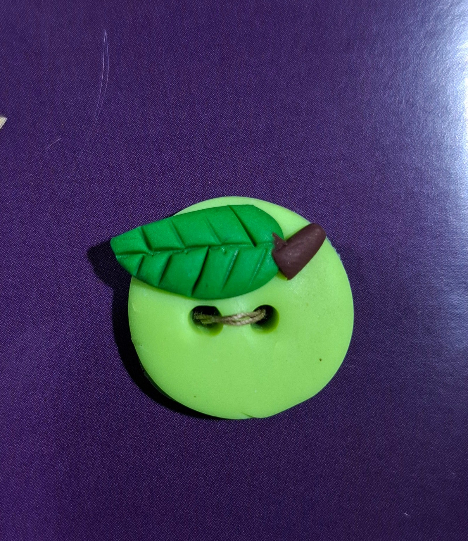 Apple Green Button