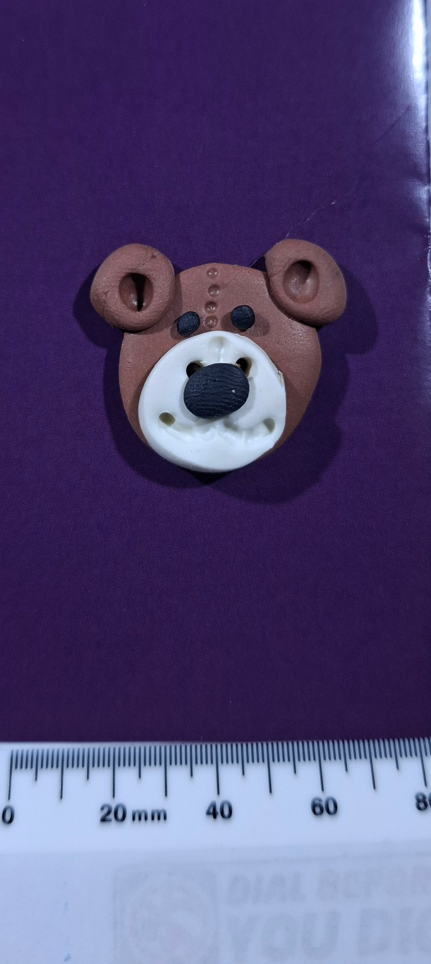 Teddy Bear Button