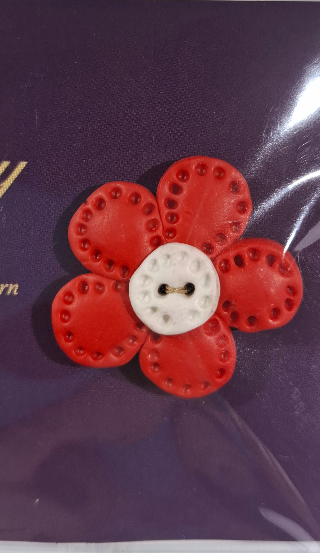 Flower Button 6