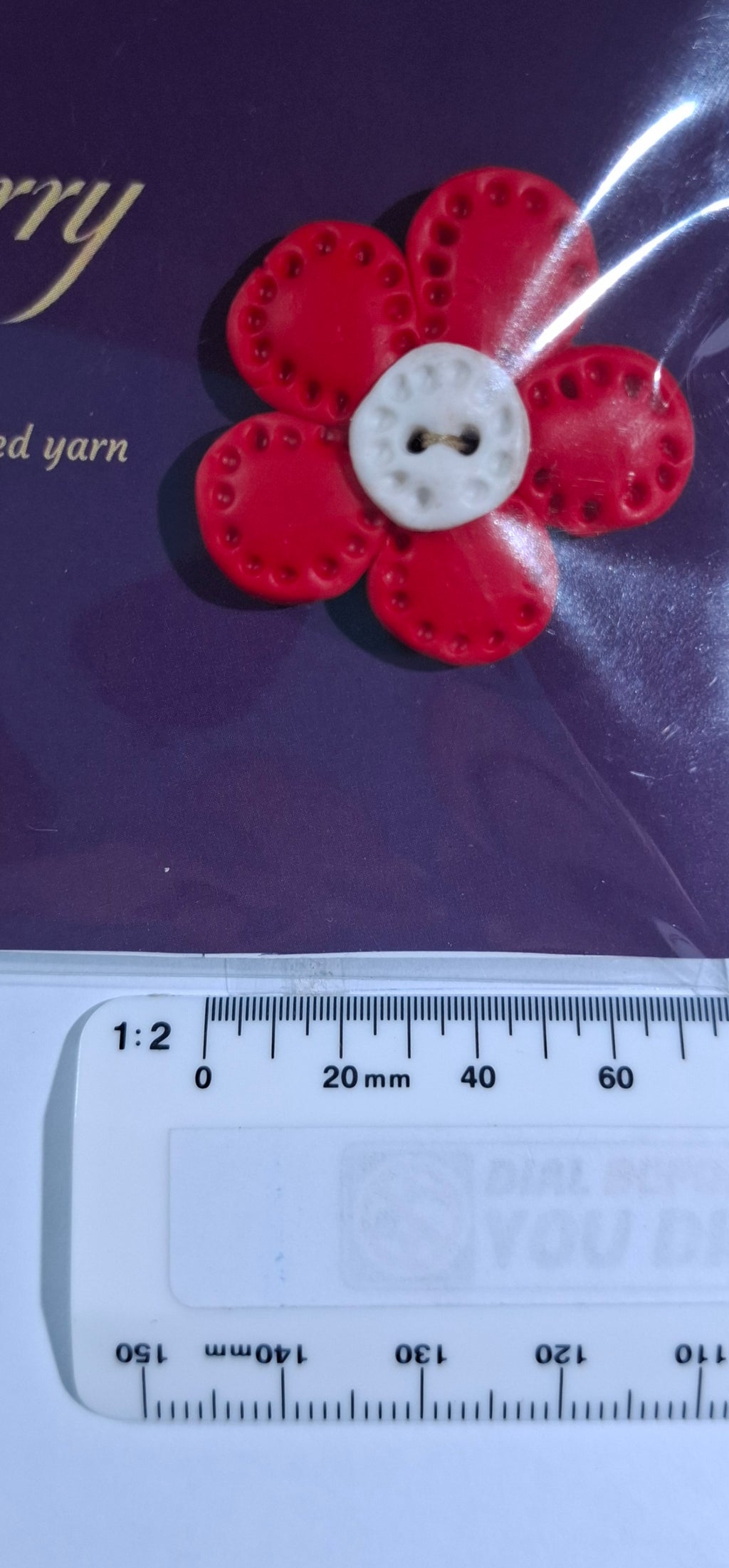Flower Button 6