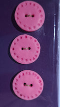 Round Pink Buttons