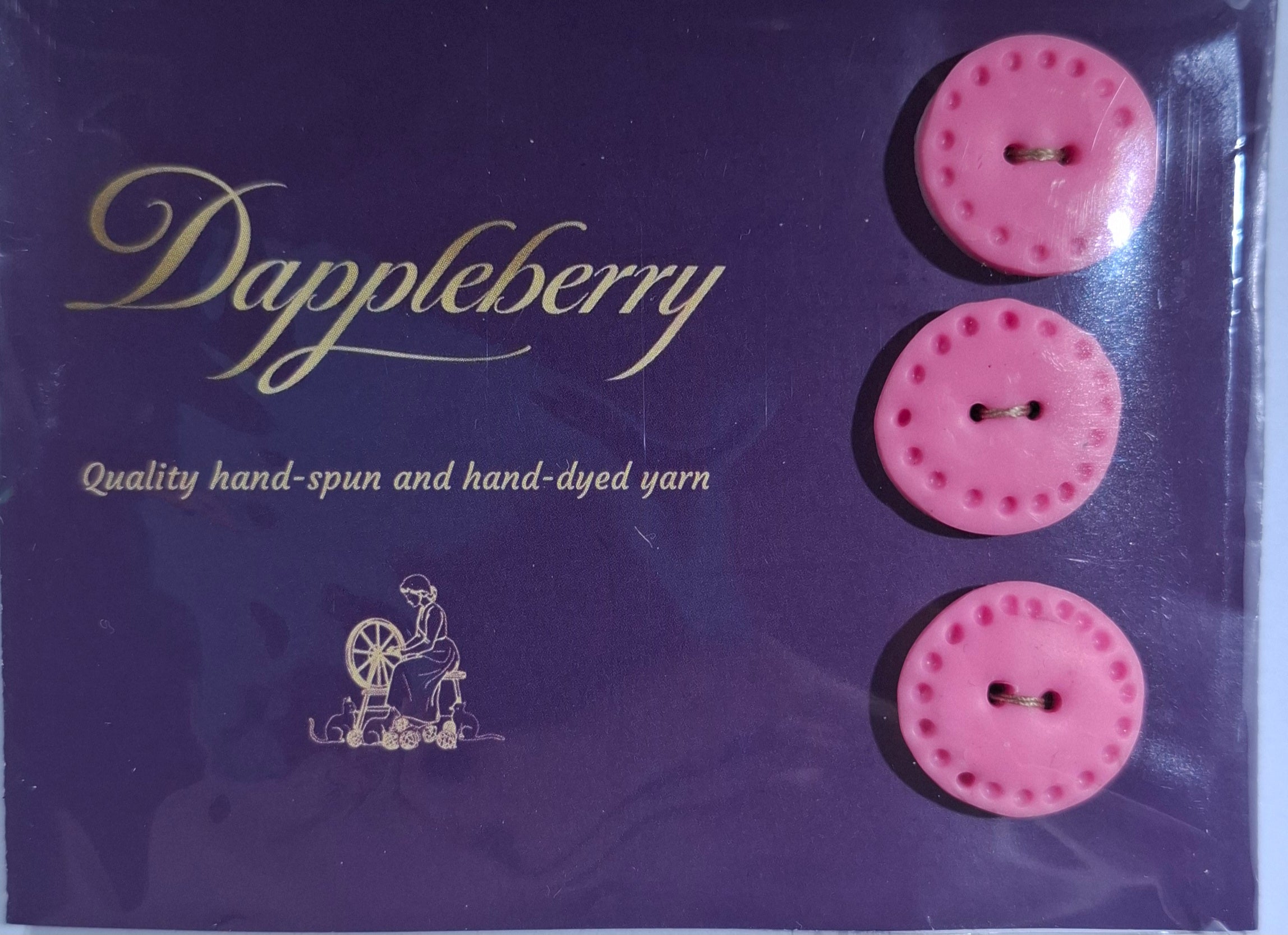 Round Pink Buttons