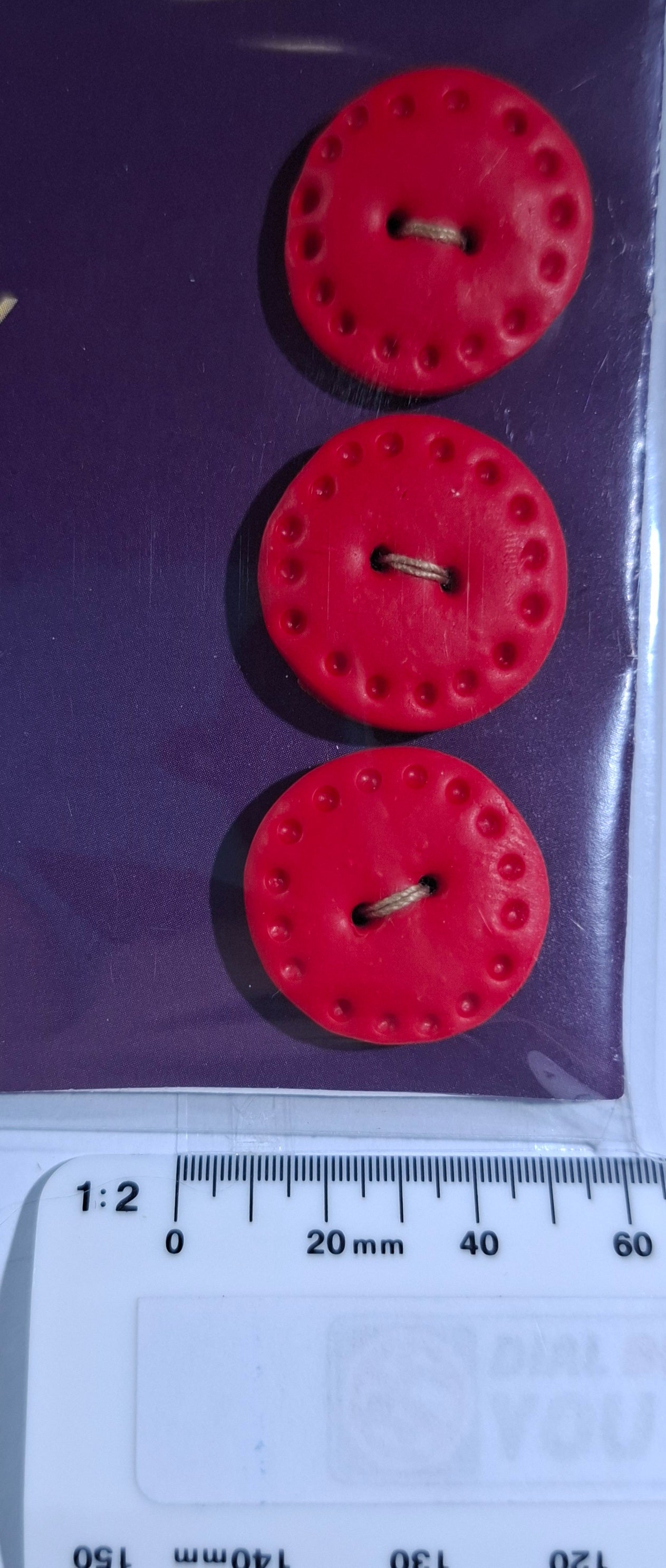 Round Red Buttons