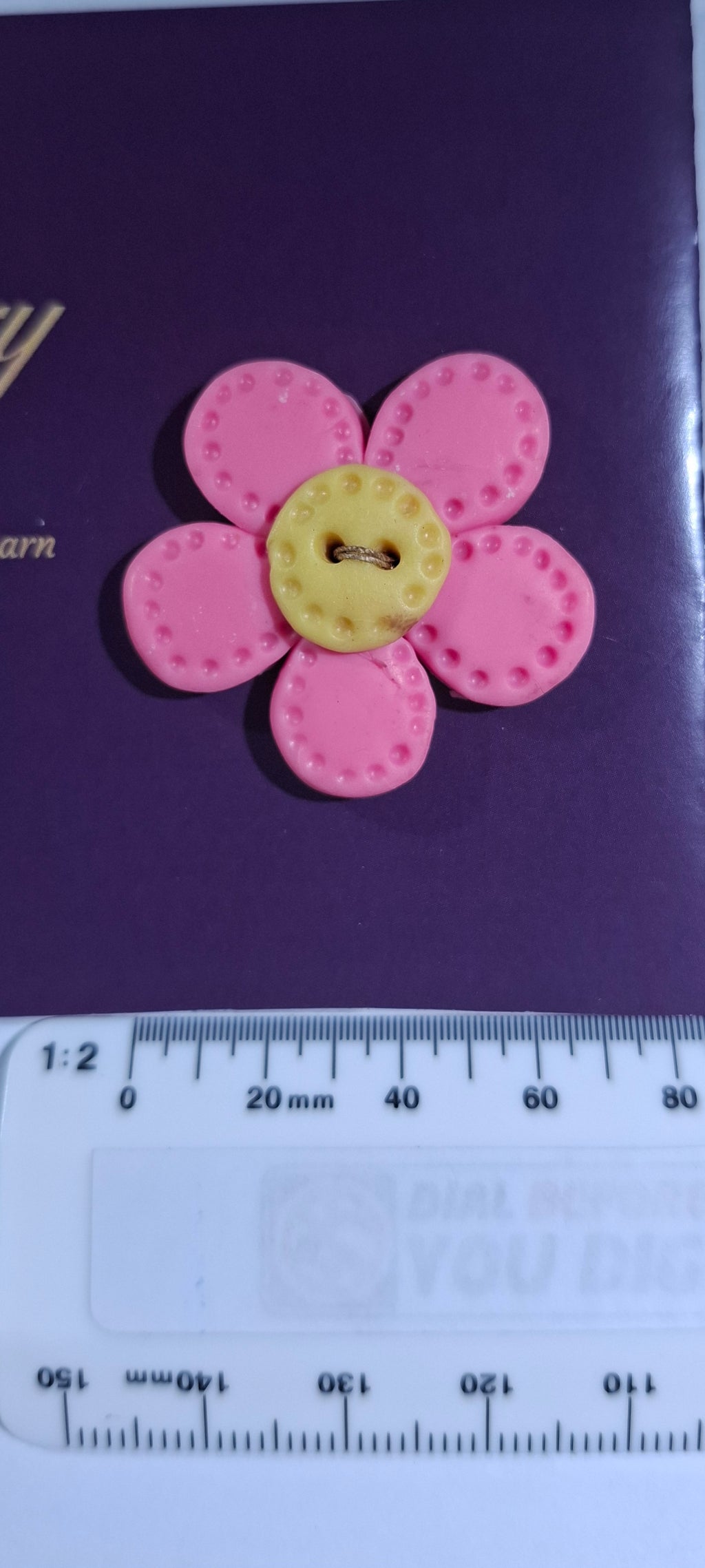 Flower Button 9