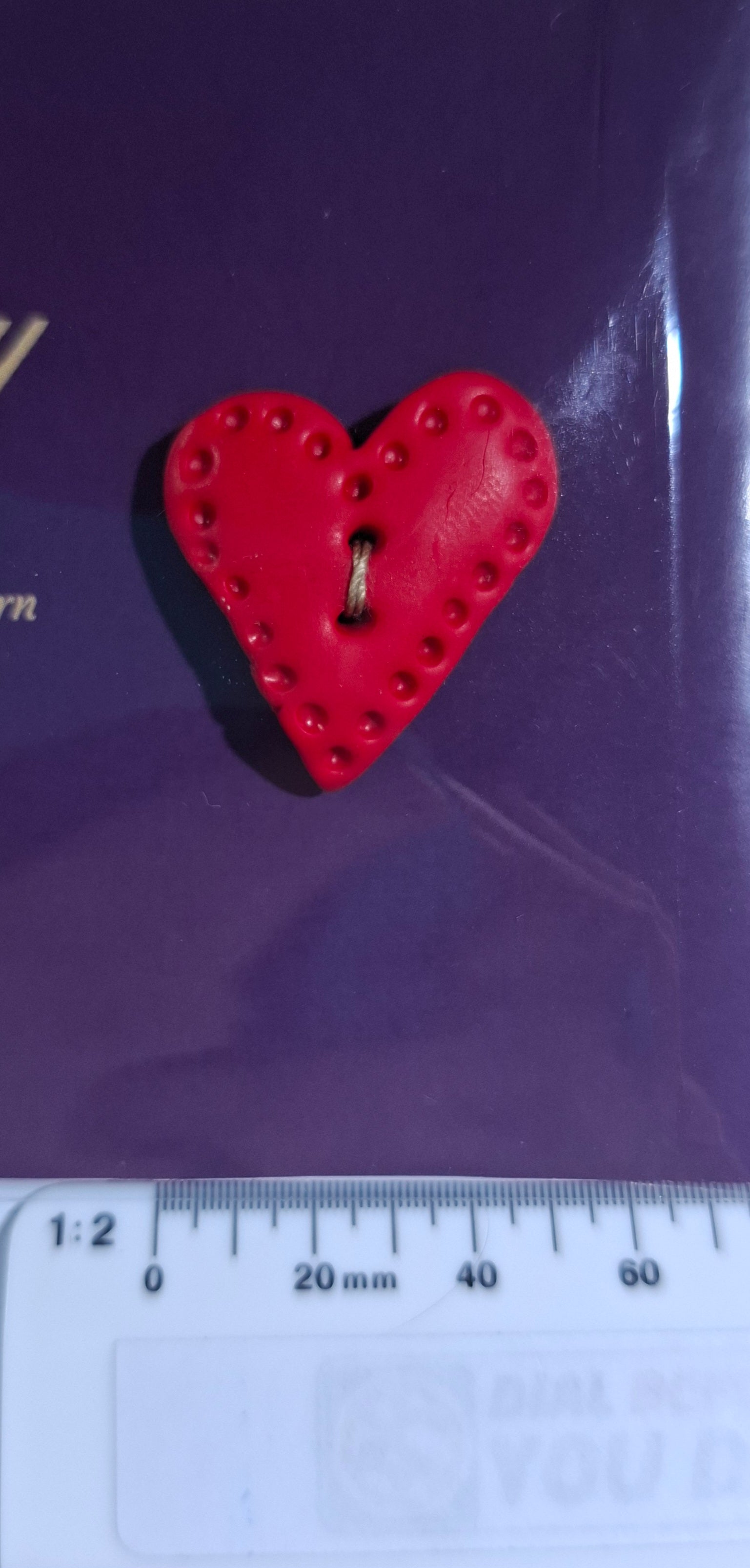 Red Heart Button