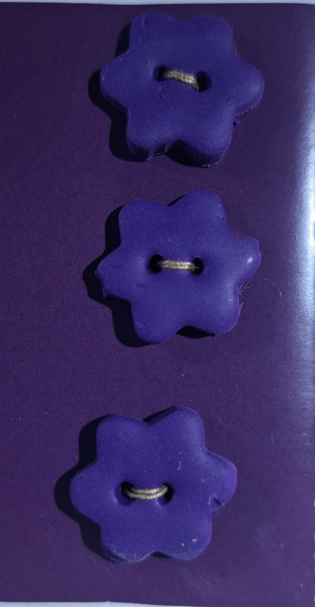 Star Button Purple