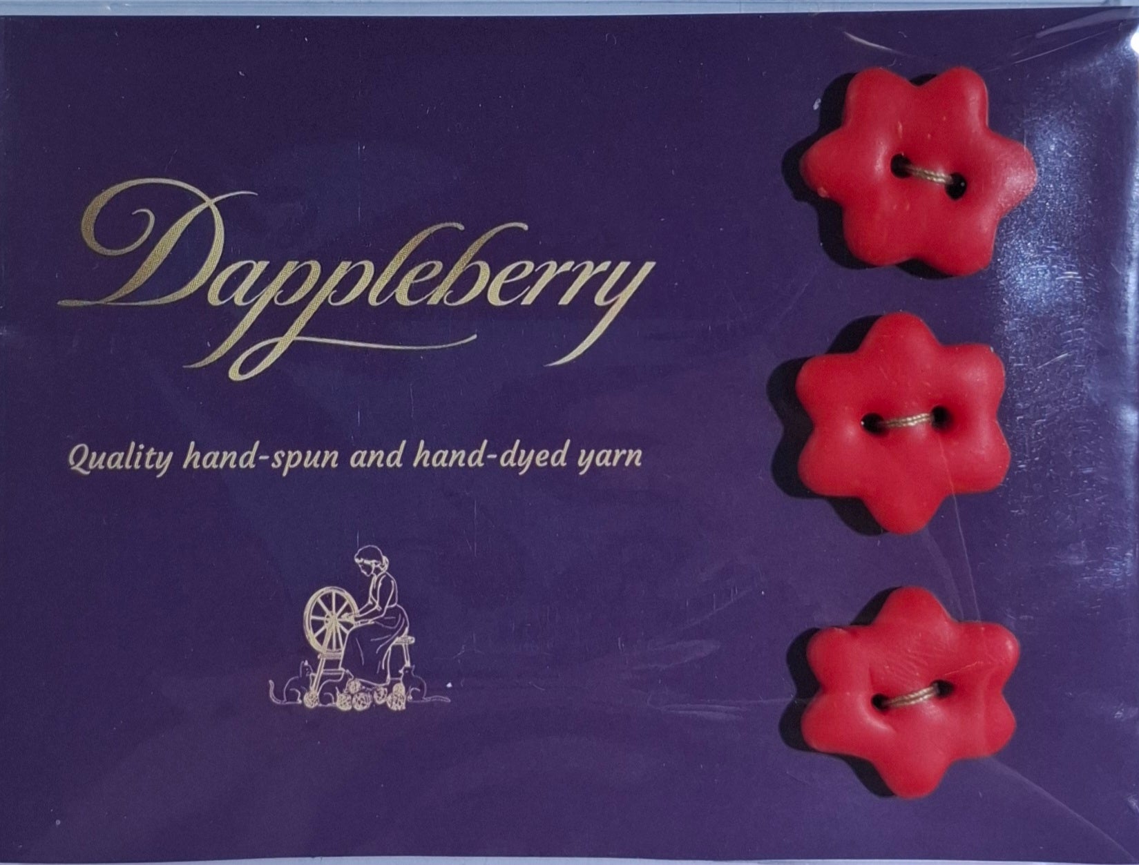 Star Buttons Red