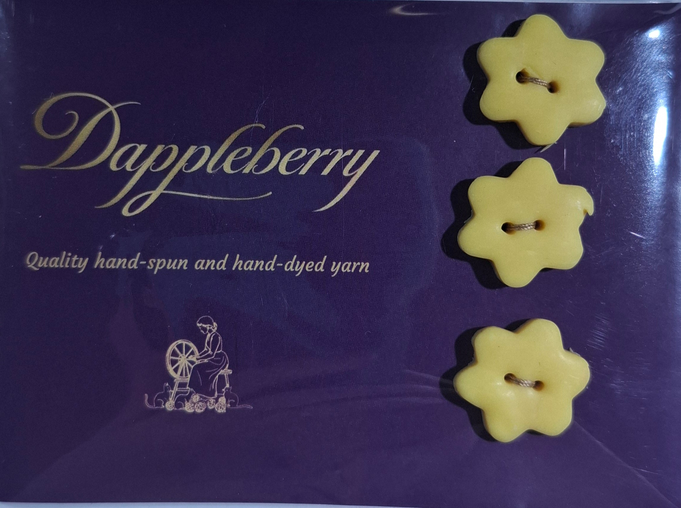 Star Button Yellow