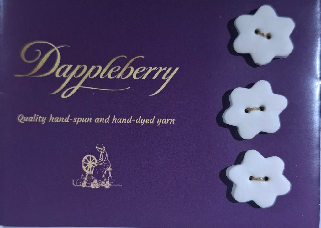 Star Button White