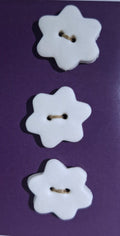 Star Button White