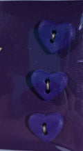 Heart Button Purple