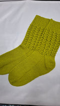 Socks Chartreuse Lace 18