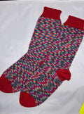 Socks Multi coloured  Red 13