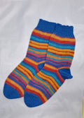 Socks Stripped Blue 7