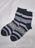 Socks Black Grey 11