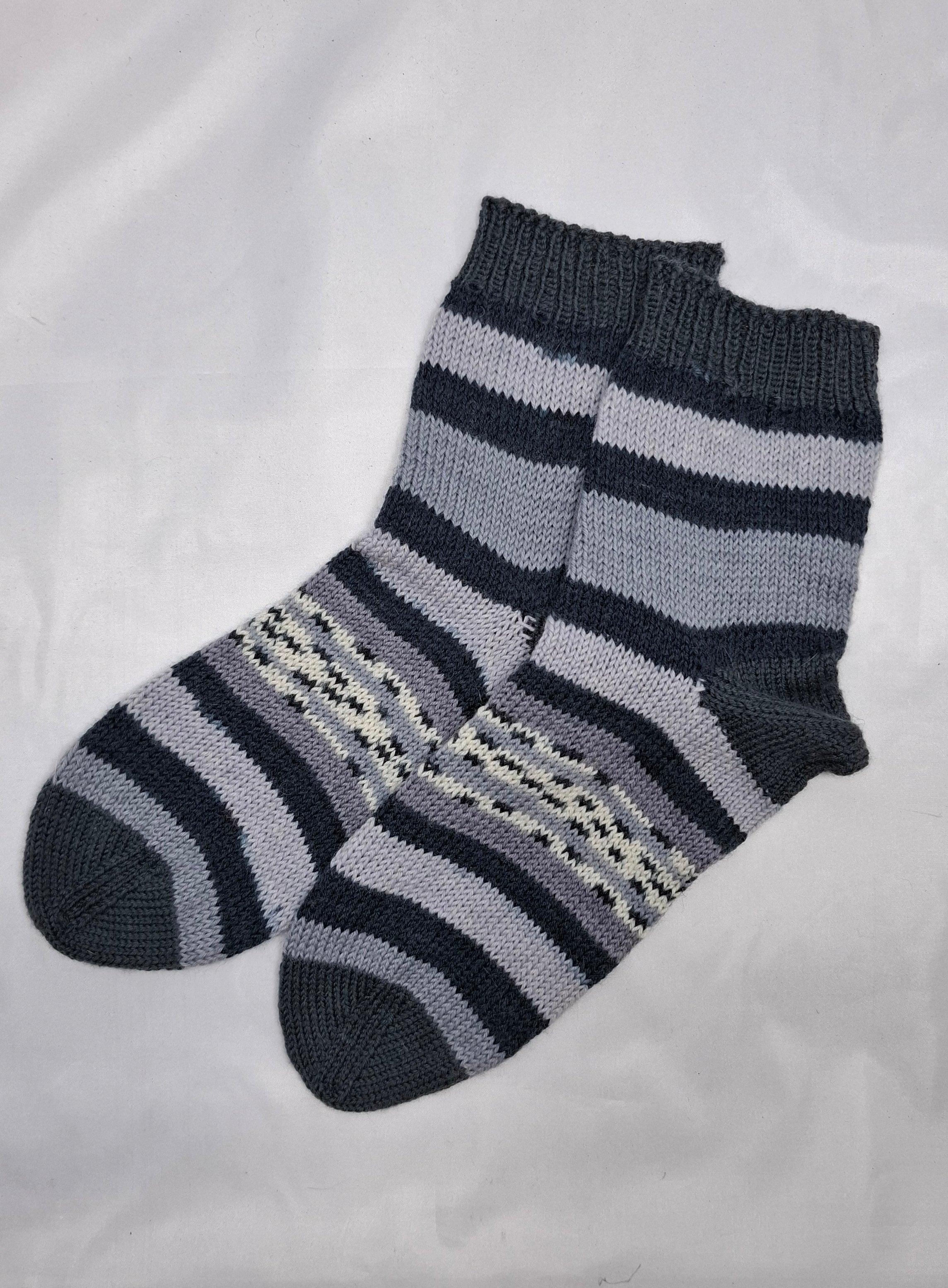 Socks Black Grey 11